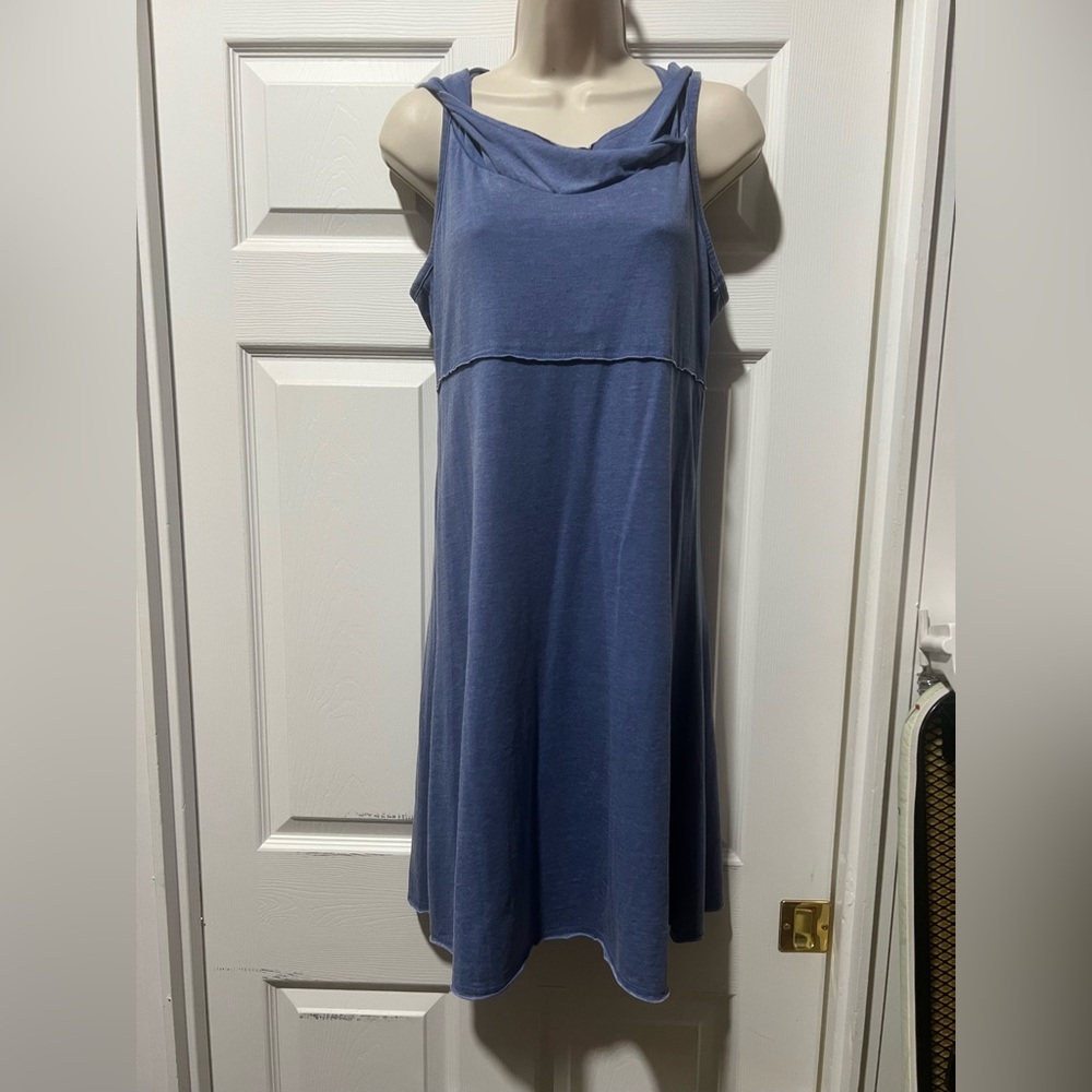 Marc New York Cowl Neck Blue performance Dress